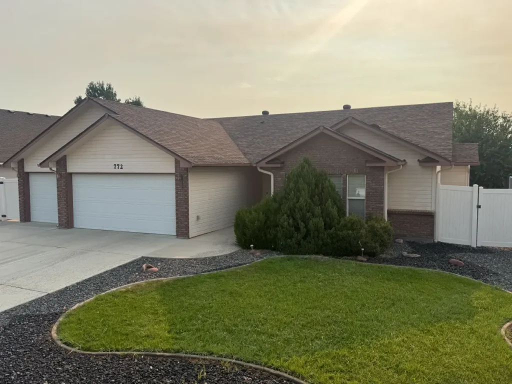 completed residential roof replacement in grand junction colorado