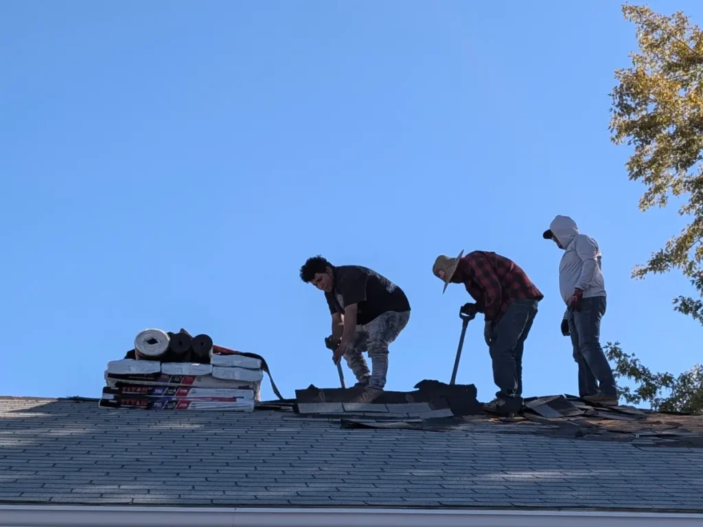 removal of old 3 tab shingle roof in grand junction, colroado